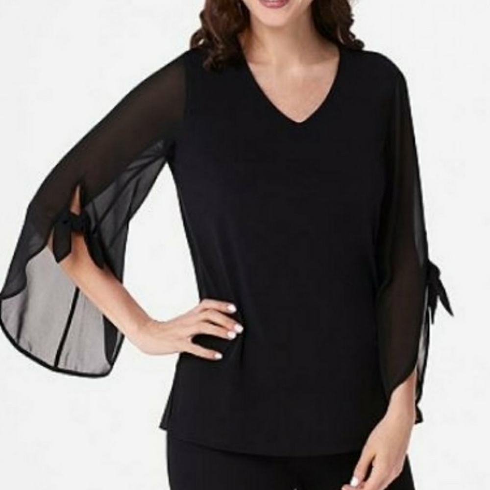 Susan Graver liquid knit top
